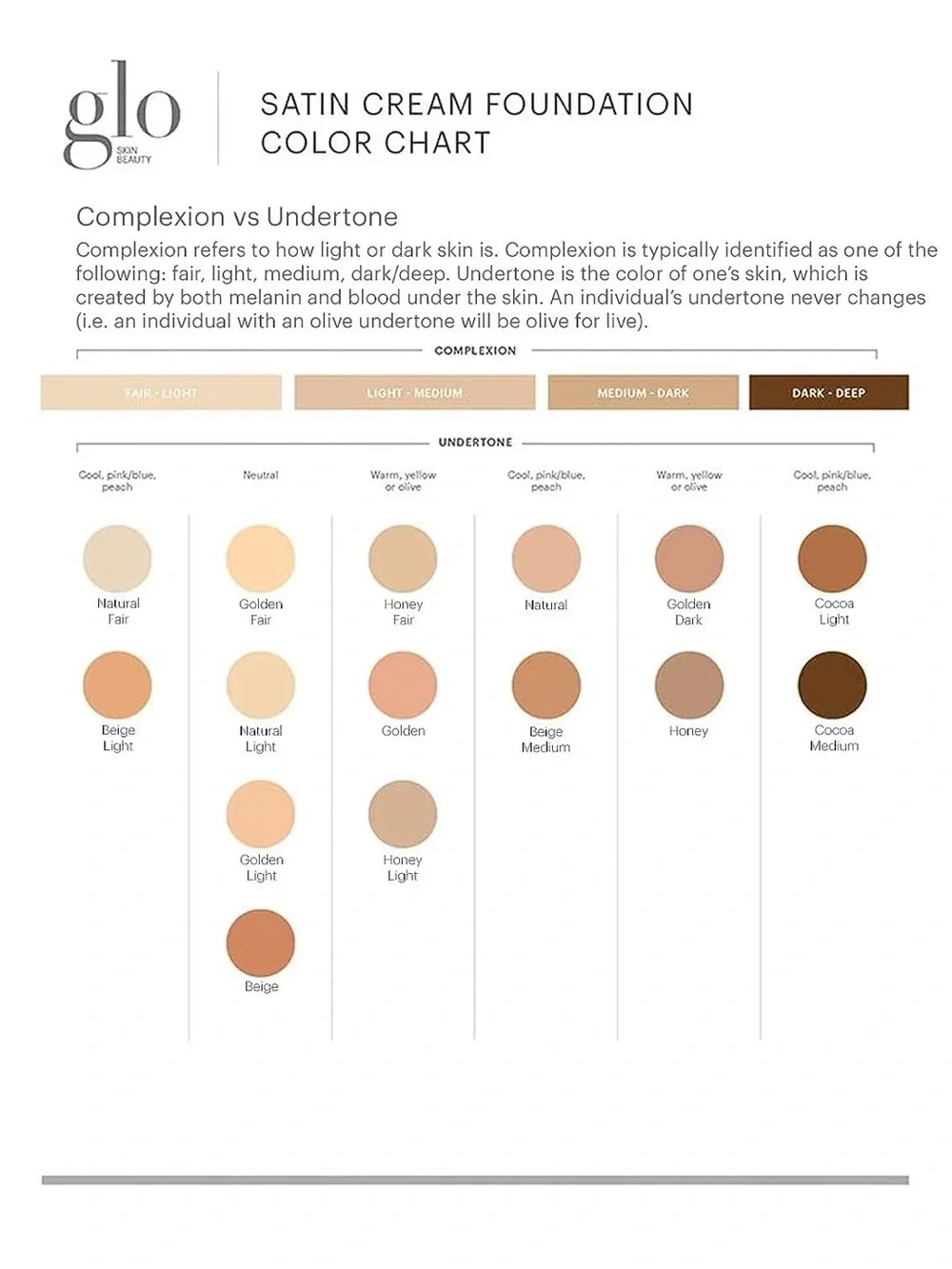 Glo Skin Beauty Satin Cream Foundation - Honey Light